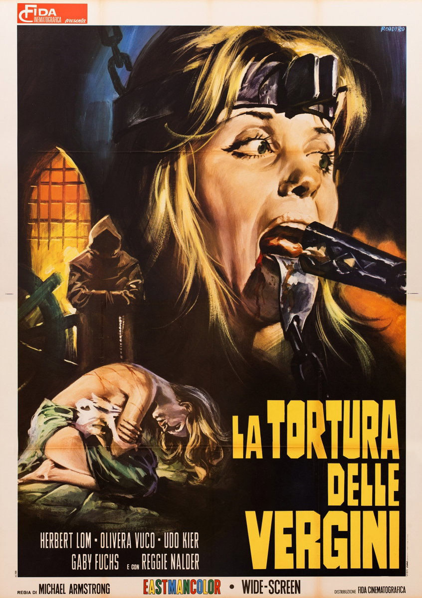 La tortura delle vergini - Manifesto 2