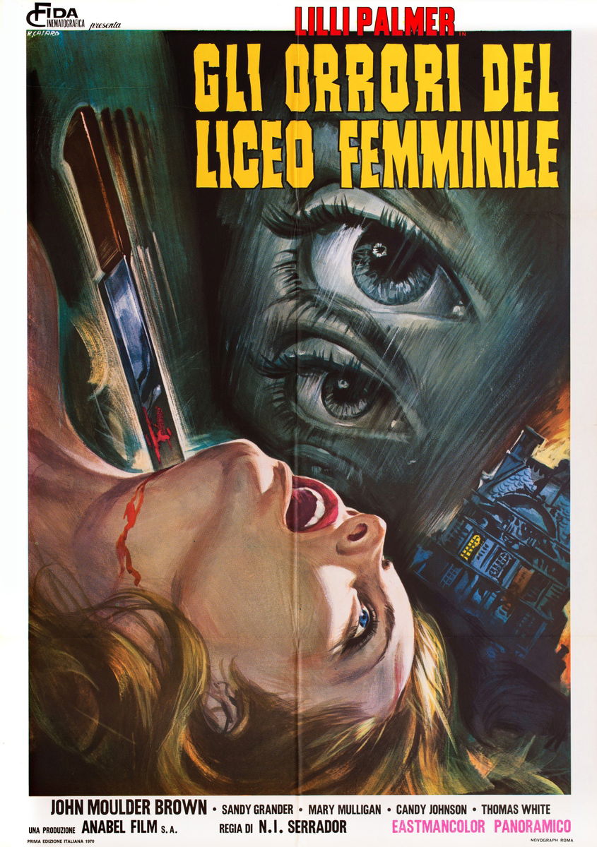 Gli orrori del liceo femminile - Manifesto 1