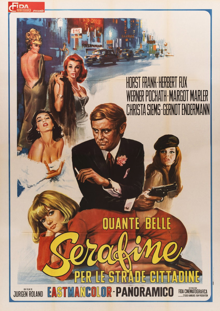 Manifesto 3 per il film Quante belle serafine per le strade cittadine (1969)