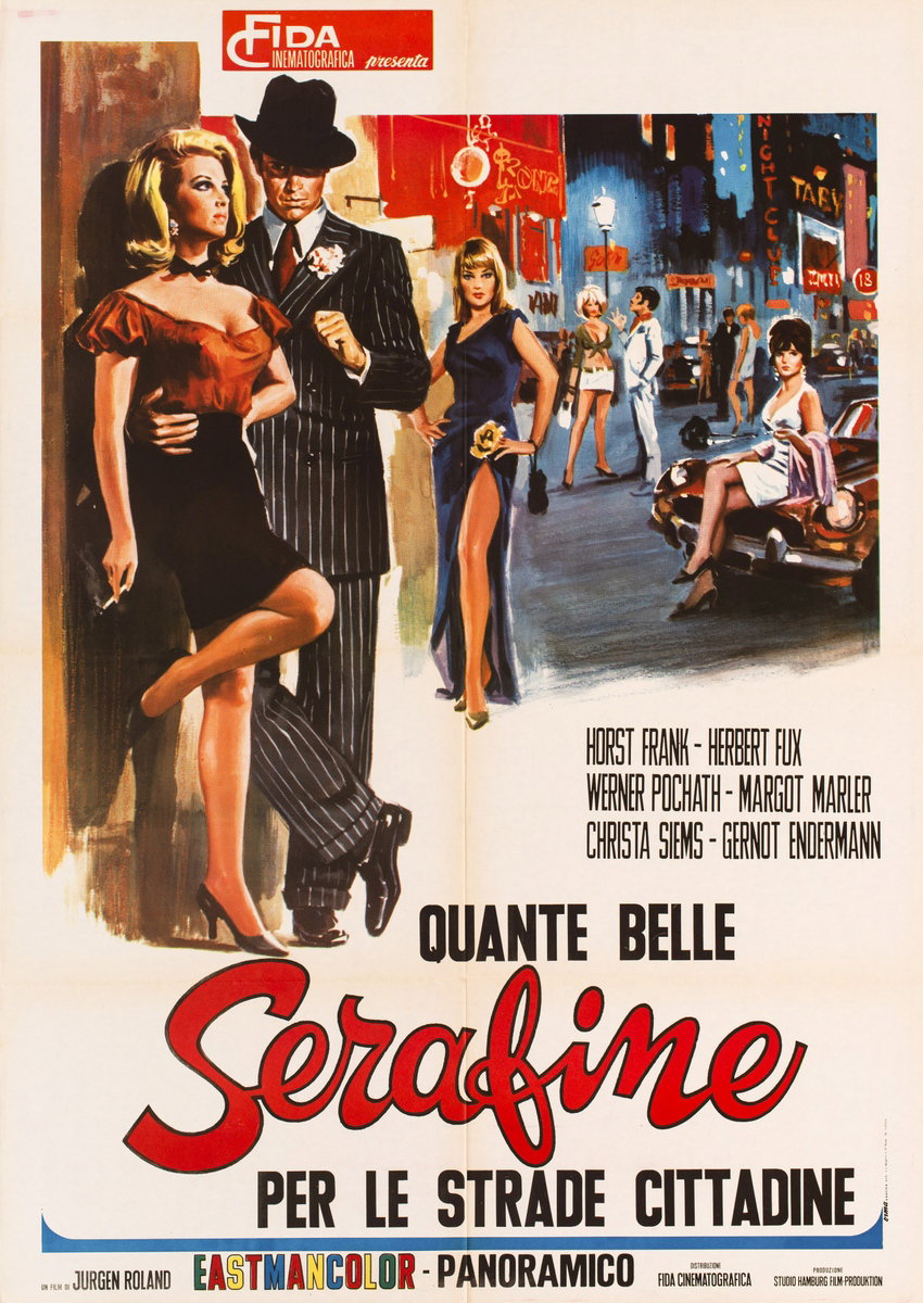 Manifesto 4 per il film Quante belle serafine per le strade cittadine (1969)