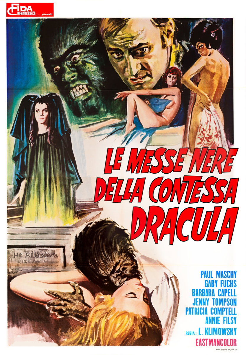 Le messe nere della contessa Dracula - Manifesto 2