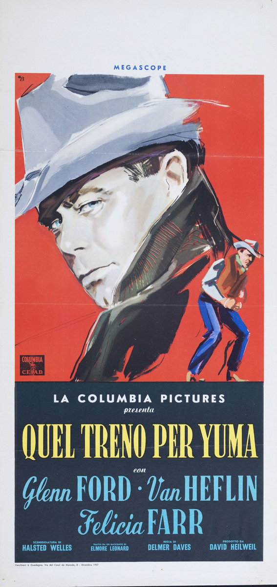 Locandina 2 per il film Quel treno per Yuma (1957)
