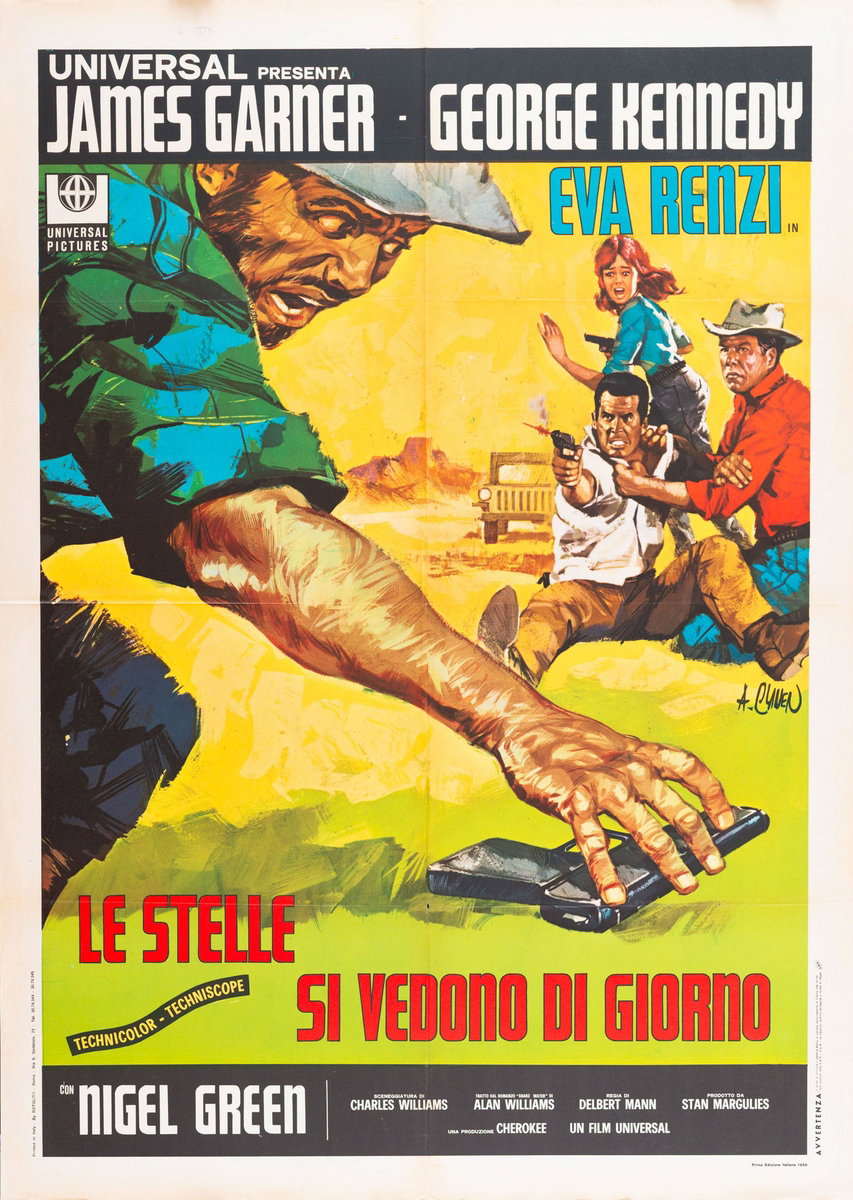 Manifesto 2 per il film Le stelle si vedono di giorno (1968)