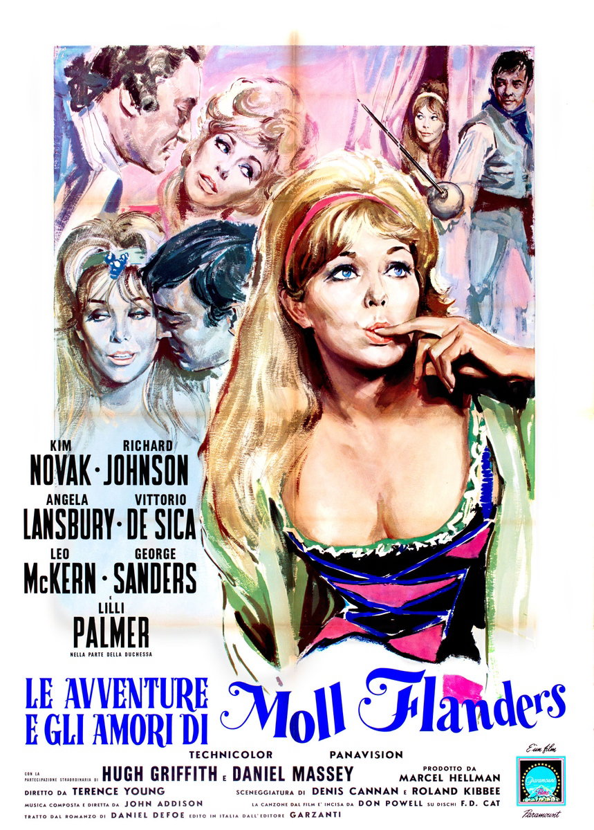 Manifesto 3 per il film Le avventure e gli amori di Moll Flanders (1965)