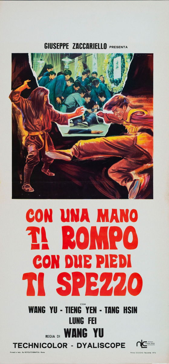 Con una mano ti rompo con due piedi ti spezzo - Locandina 1