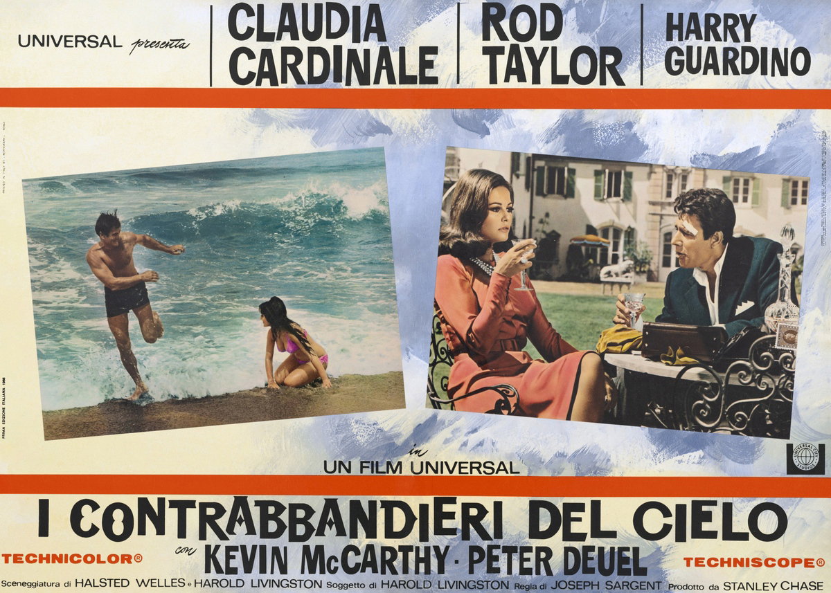 Fotobusta 2 per il film I contrabbandieri del cielo (1968)
