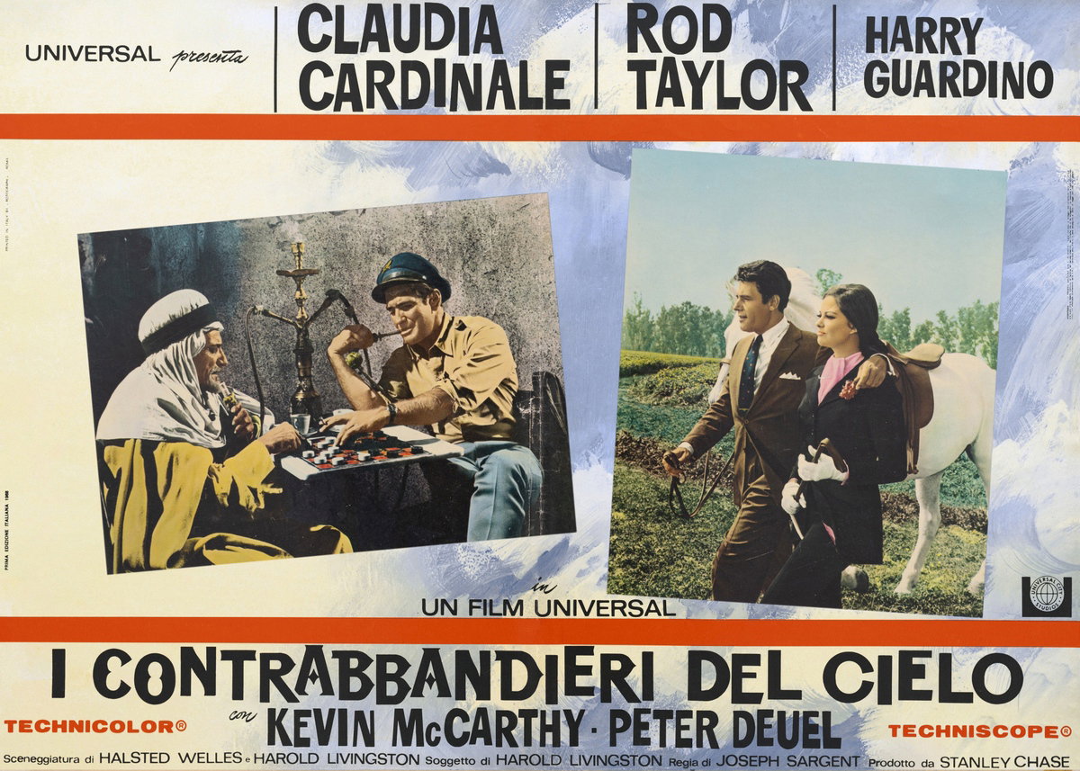 Fotobusta 4 per il film I contrabbandieri del cielo (1968)