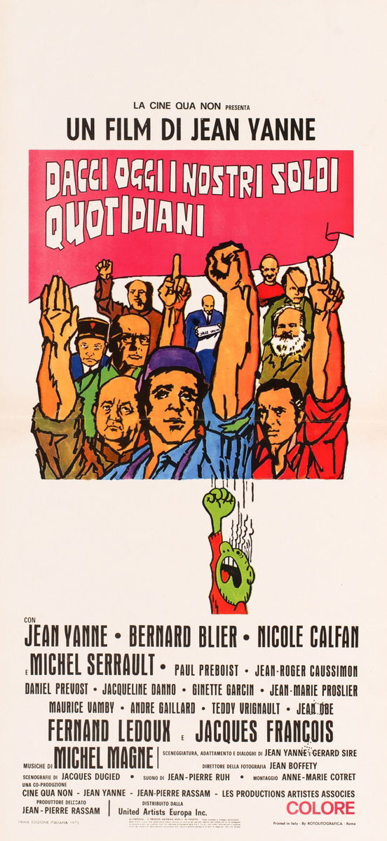 Dacci oggi i nostri soldi quotidiani - Locandina 1