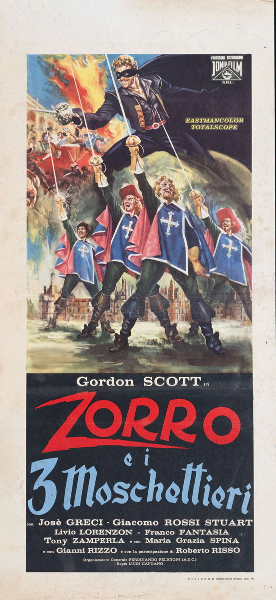Locandina 3 per il film Zorro e i Tre Moschettieri (1963)
