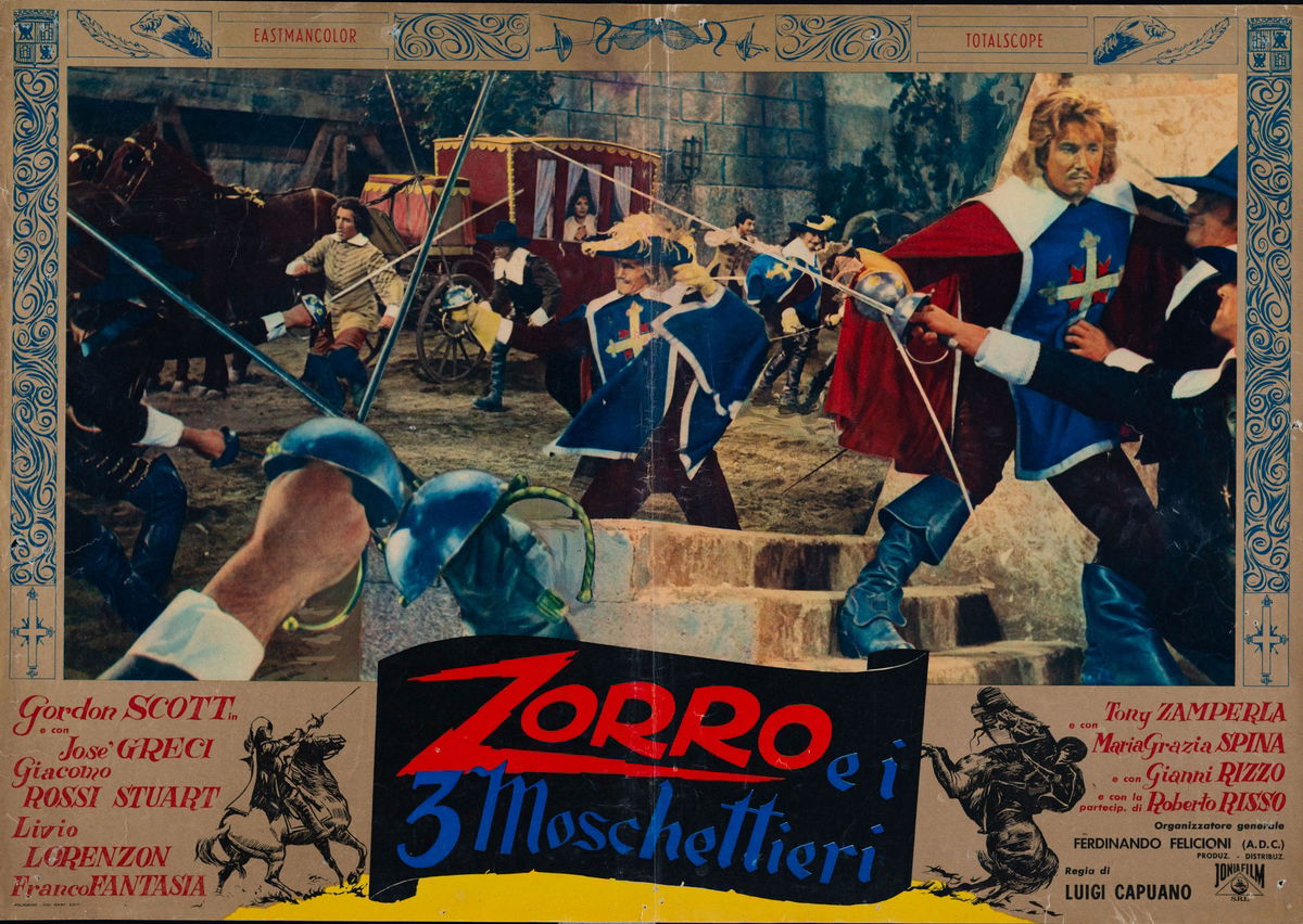 Zorro and the Three Musketeers - Fotobusta 1