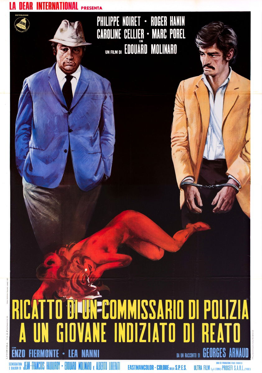 Ricatto di un commissario di polizia a un giovane indiziato di reato - Manifesto 1