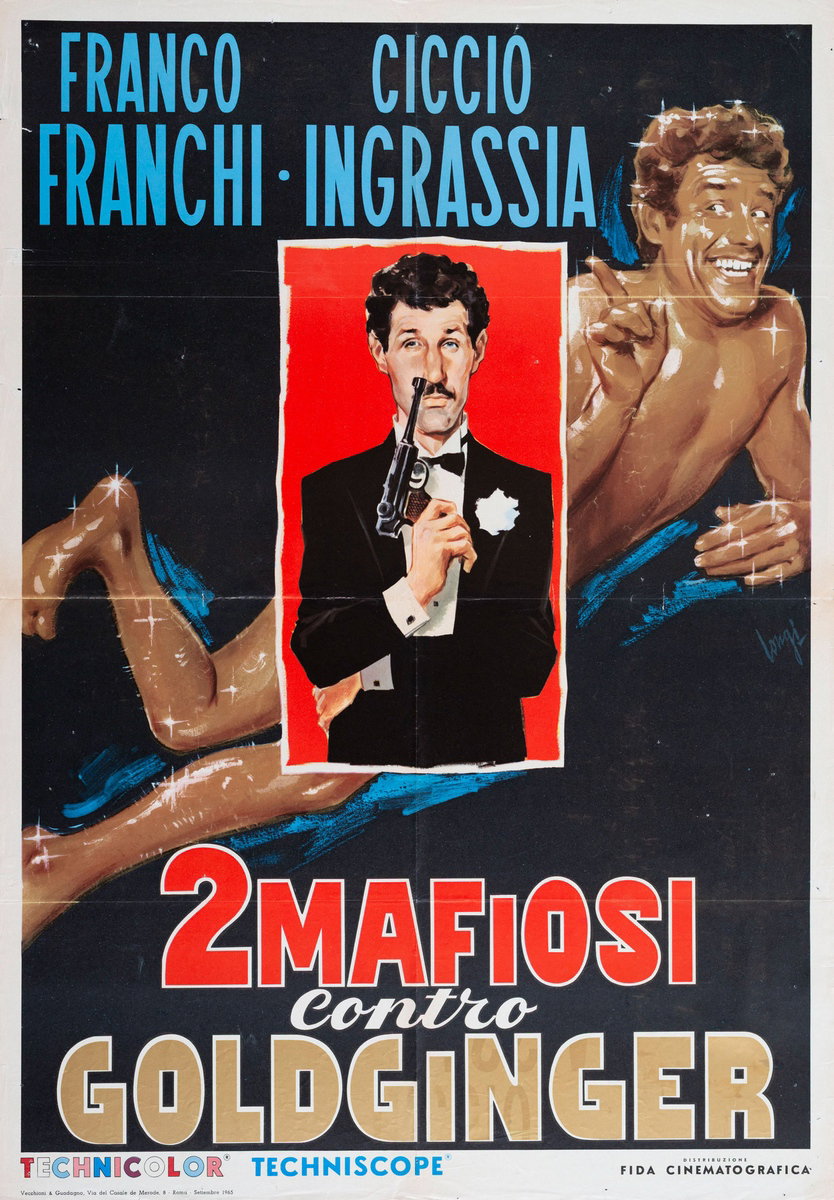 2  mafiosi contro Goldginger - Manifesto 2
