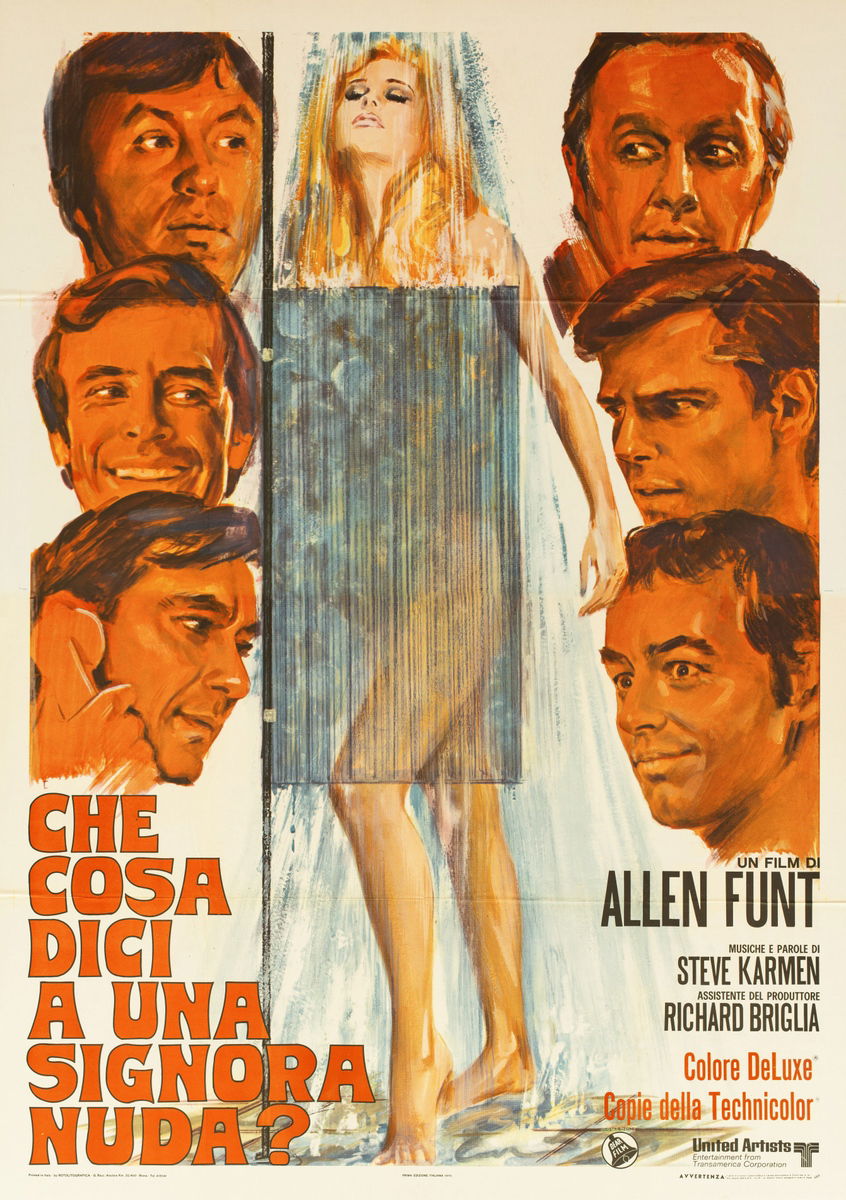 Che cosa dici a una signora nuda? - Manifesto 1