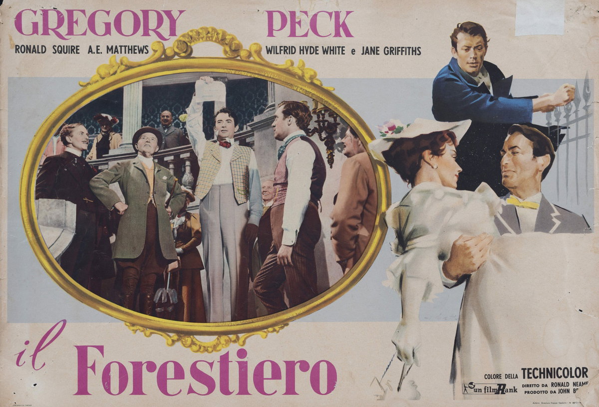 Lobby Card 2 for the film The Million Pound Note (1954), painted by Giorgio Olivetti