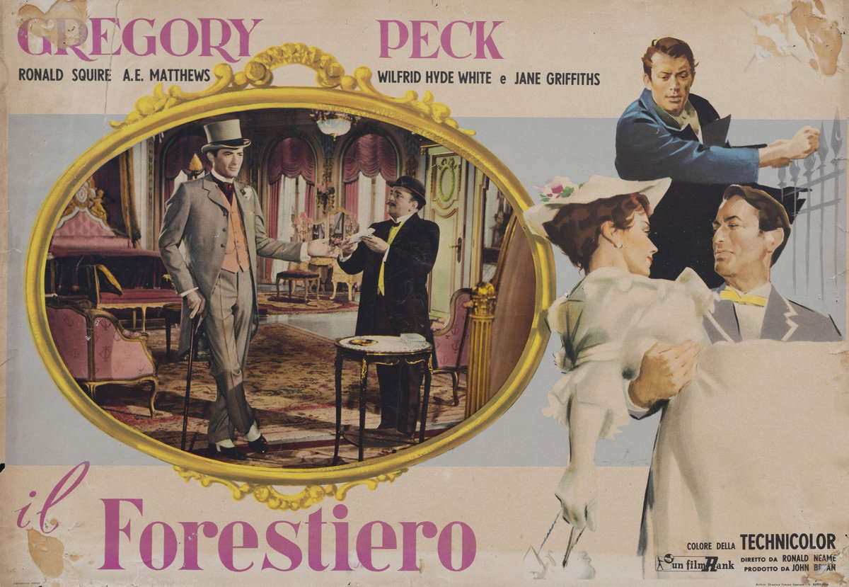 Lobby Card 3 for the film The Million Pound Note (1954), painted by Giorgio Olivetti