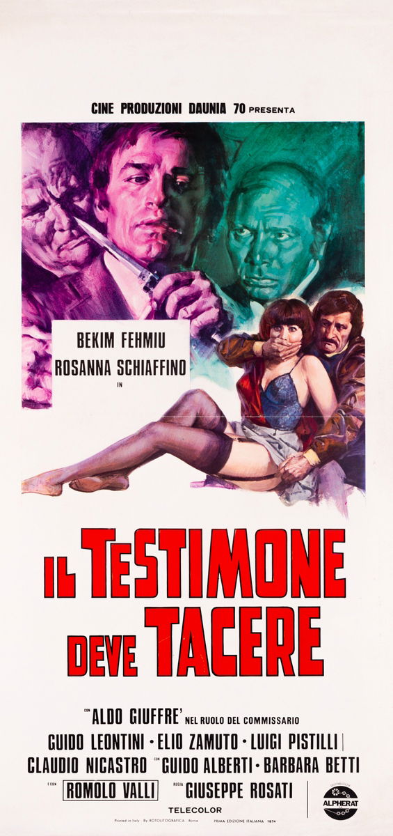 Il testimone deve tacere - Locandina 1