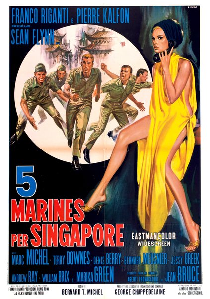 Cinque marines per Singapore
