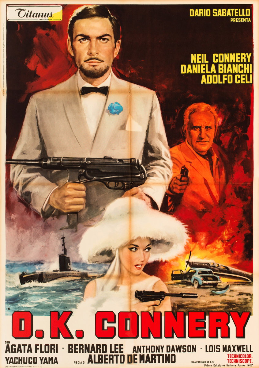 Manifesto 2 per il film O.K. Connery (1967)