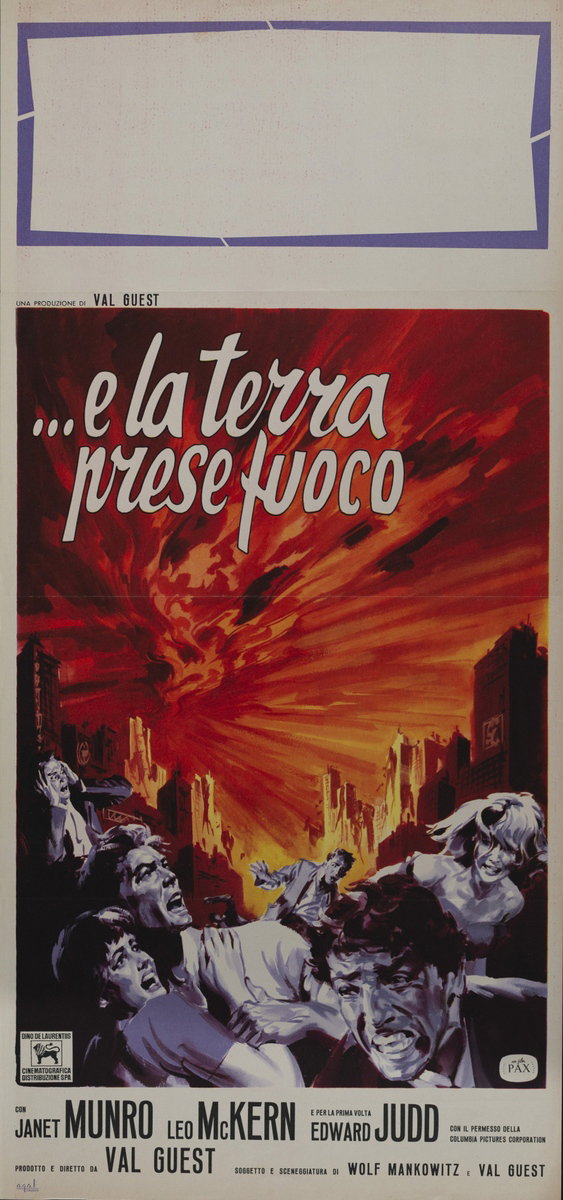 Locandina 2 per il film ...E la Terra prese fuoco (1961)
