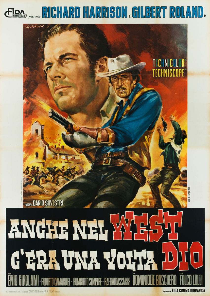 Anche nel west c'era una volta Dio - Manifesto 1