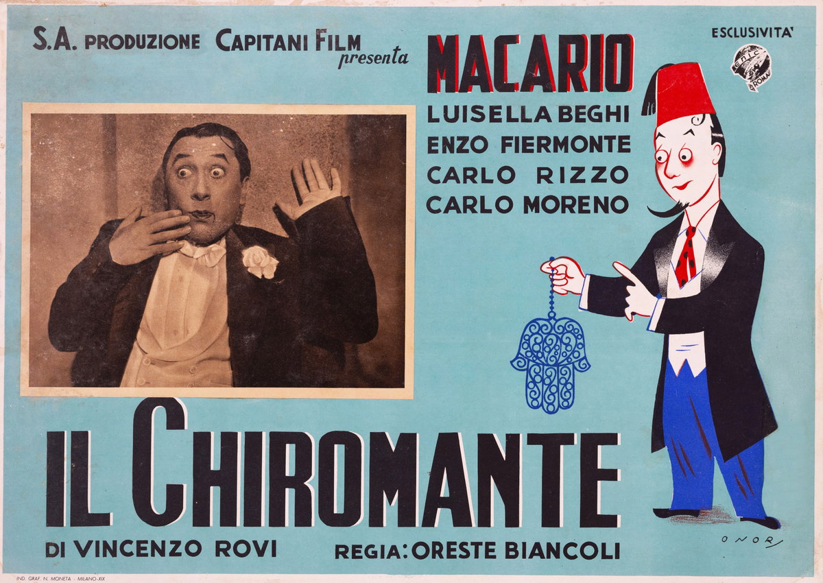Fotobusta 5 per il film Il chiromante (1941)