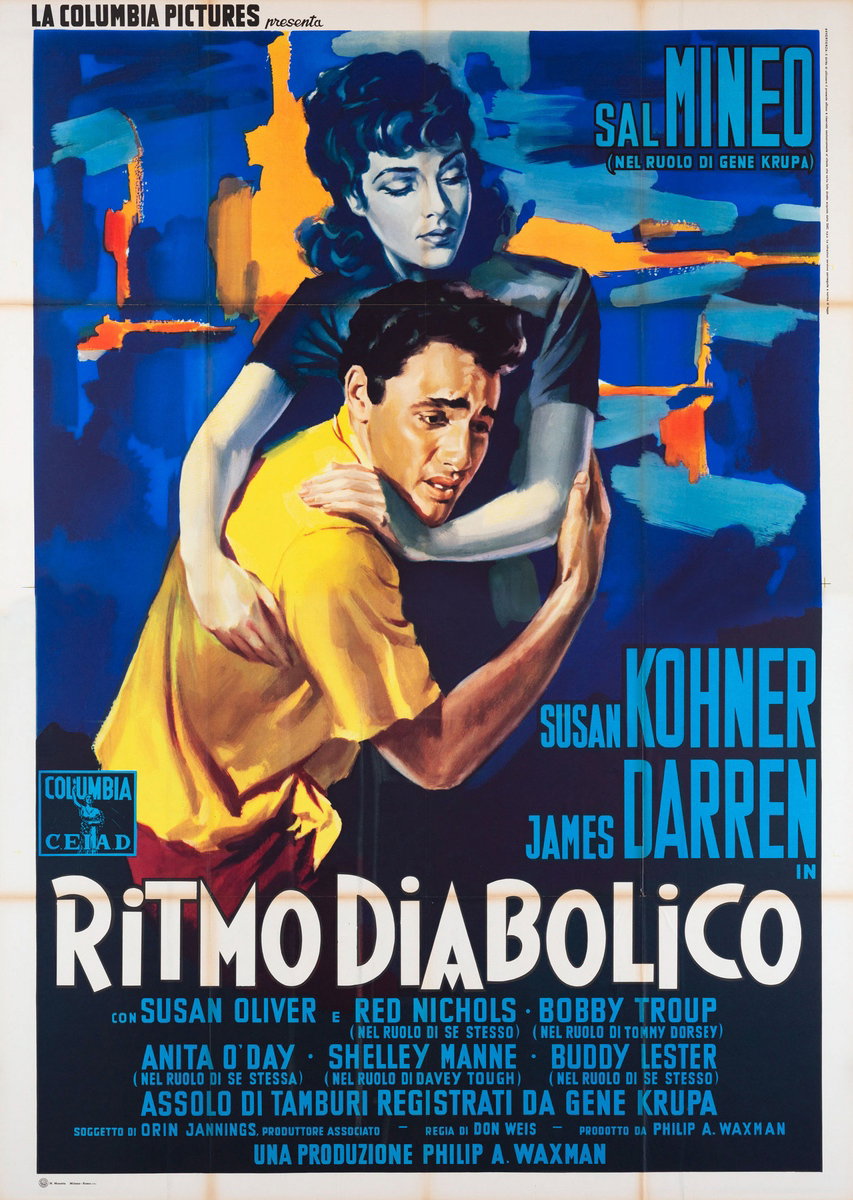 Manifesto 2 per il film Ritmo diabolico (1959)
