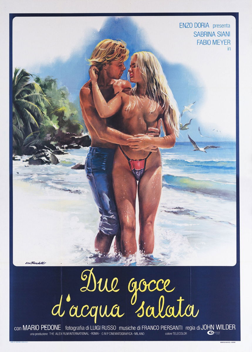 Due gocce d'acqua salata - Manifesto 1