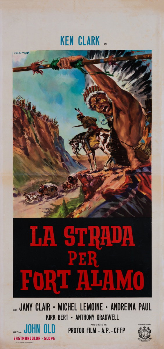 La strada per Fort Alamo - Locandina 1