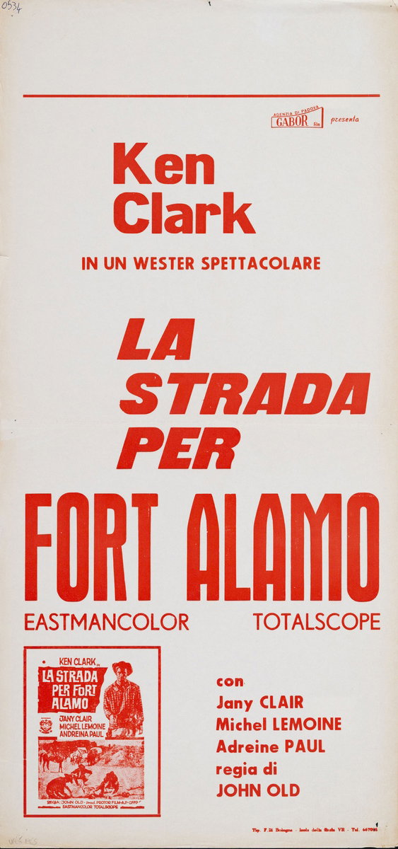 Locandina 2 per il film La strada per Fort Alamo (1964)