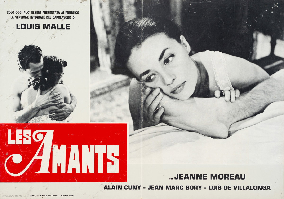 Fotobusta 3 per il film Les amants - Gli amanti (1958)