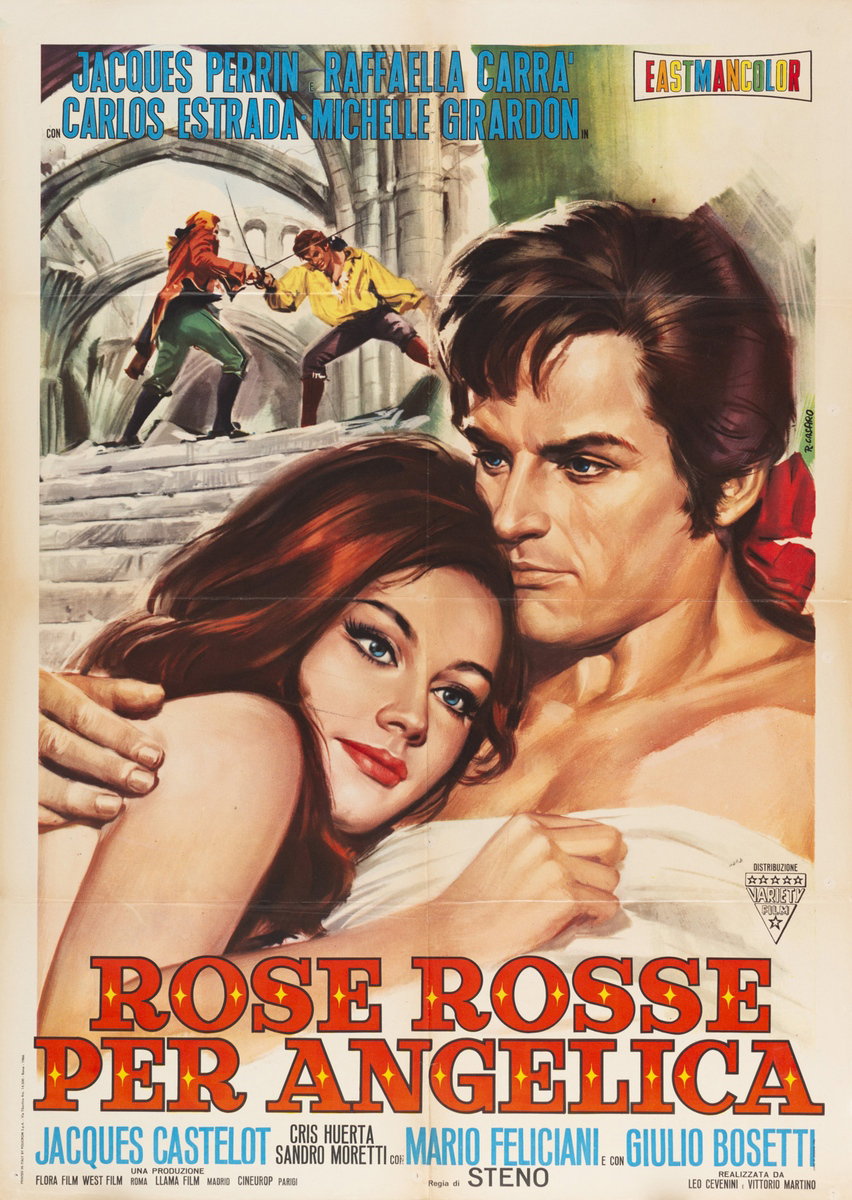 Poster 2 for the film The Invincible (1966), painted by Renato Casaro (Renè)