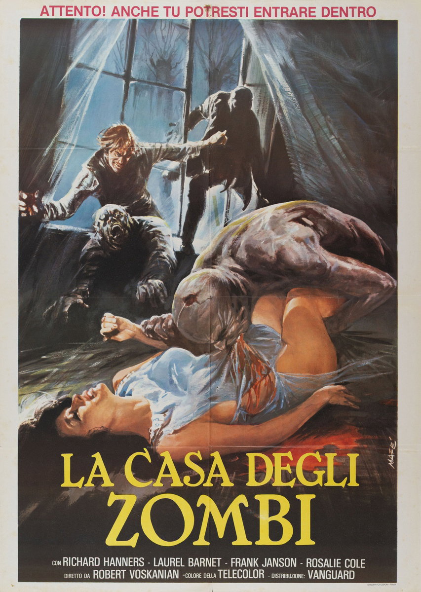 Poster 2 for the film The Child (1977), painted by Mario Ferrari (Mafè)