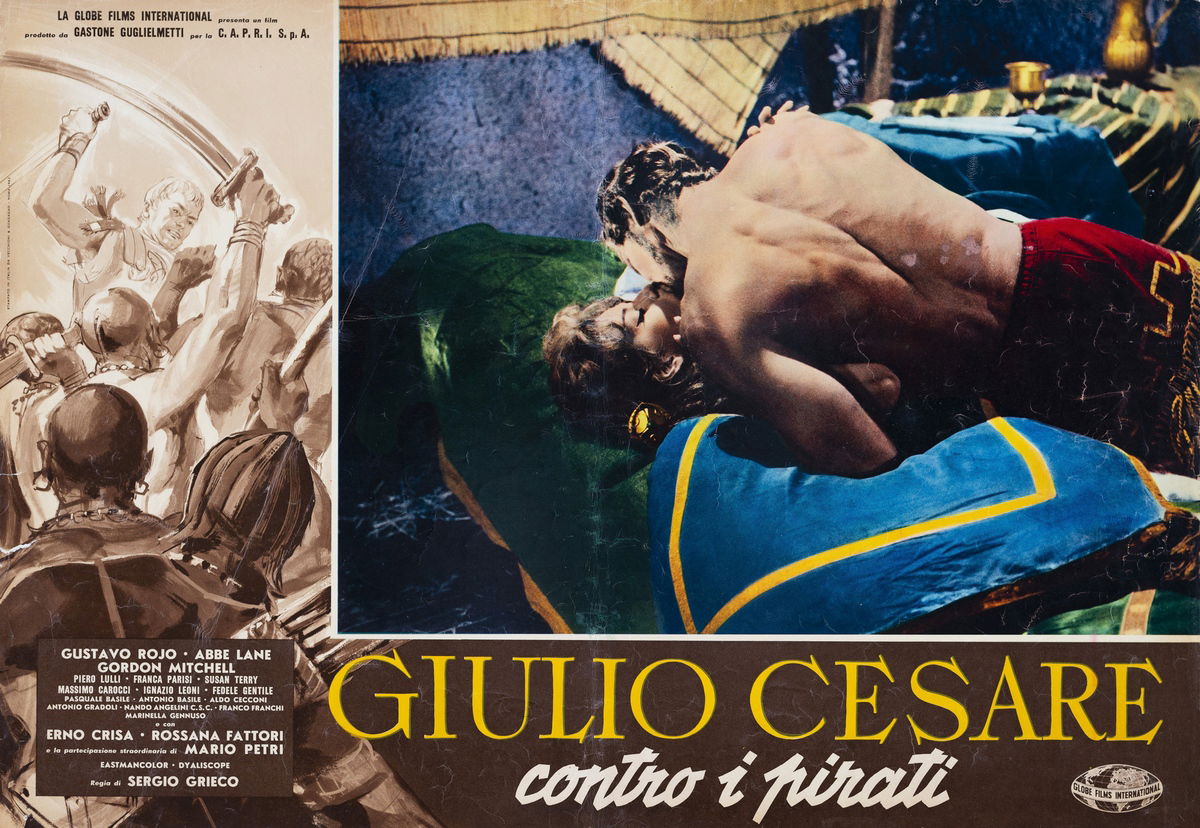 Giulio Cesare contro i pirati - Fotobusta 1