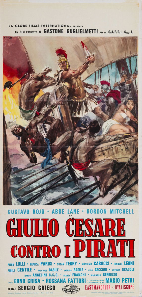 Giulio Cesare contro i pirati - Locandina 1