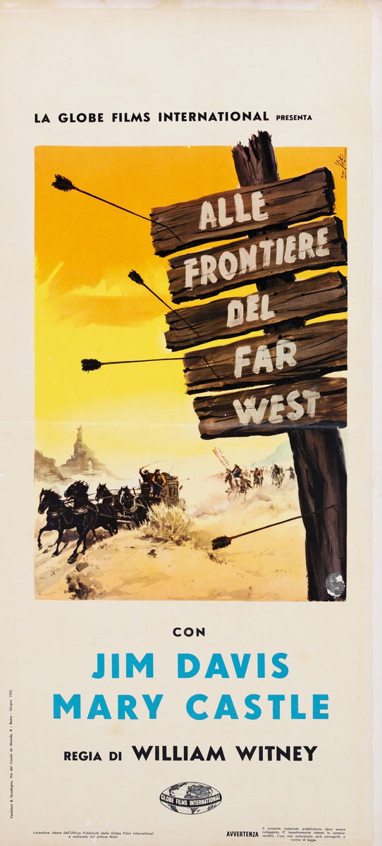 Alle frontiere del Far West - Locandina 1