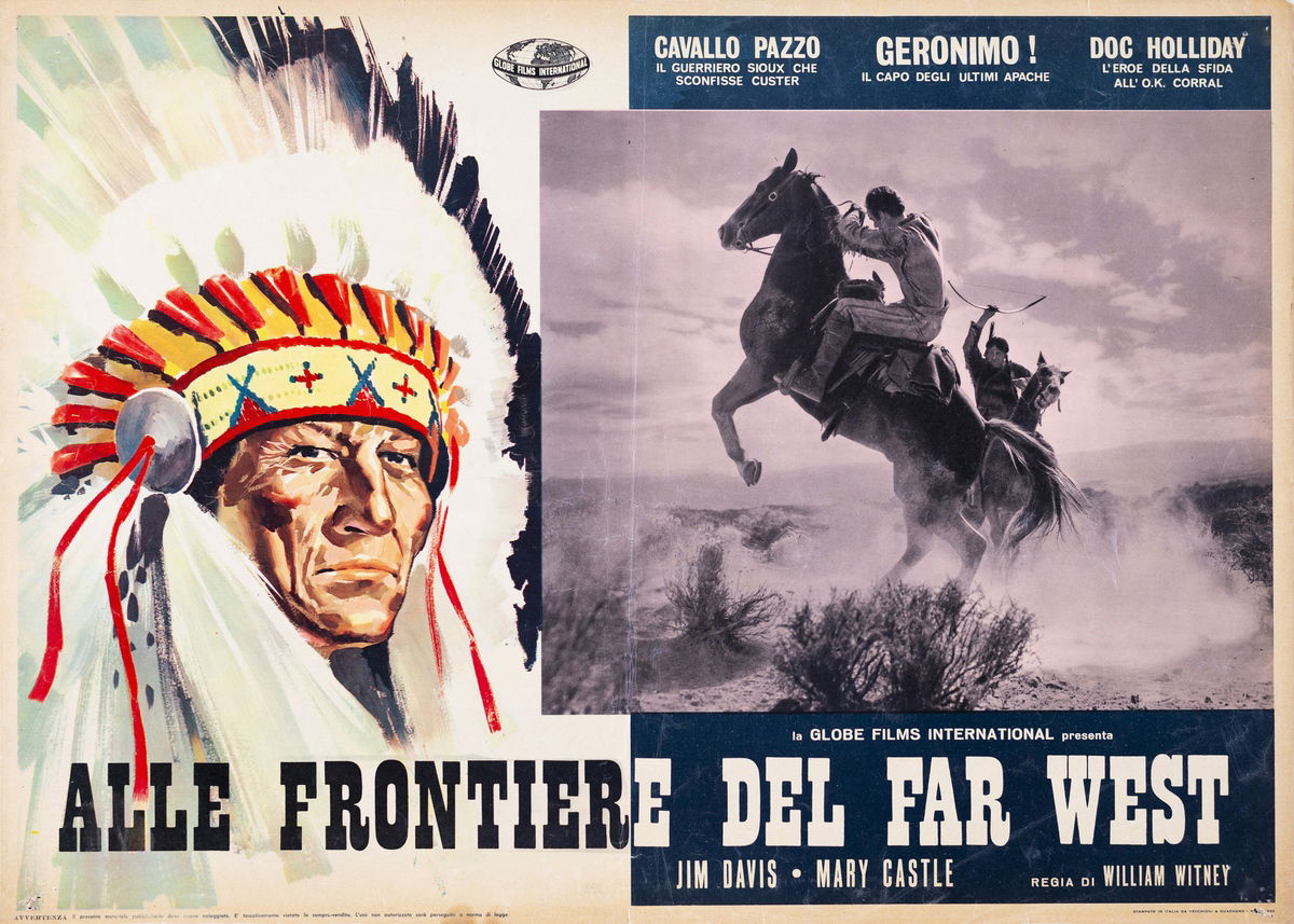 Alle frontiere del Far West - Fotobusta 1