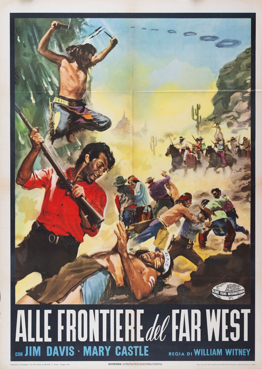 Alle frontiere del Far West - Manifesto 1