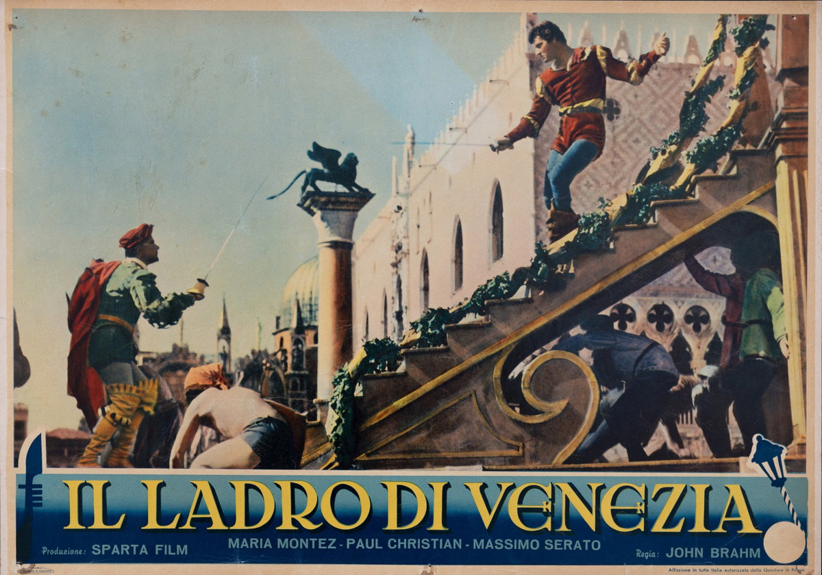 Fotobusta 2 per il film Il ladro di Venezia (1950)