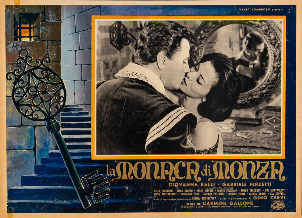 Fotobusta 2 per il film La monaca di Monza (1962)