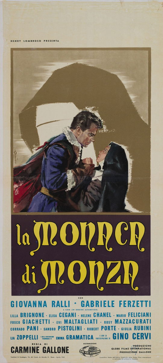 The Nun of Monza - Lobby Card 1