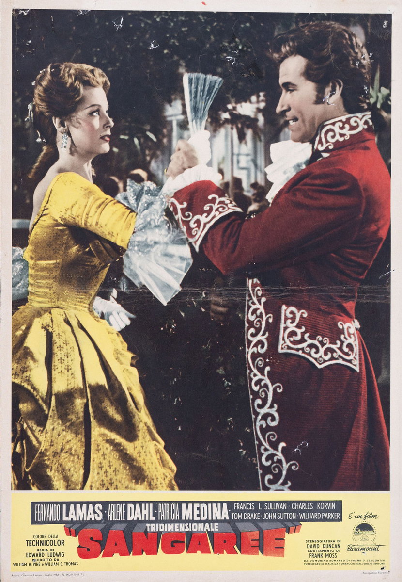 Fotobusta 6 per il film Sangaree (1953)