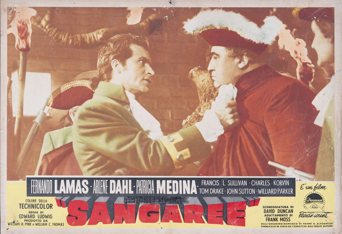 Fotobusta 4 per il film Sangaree (1953)