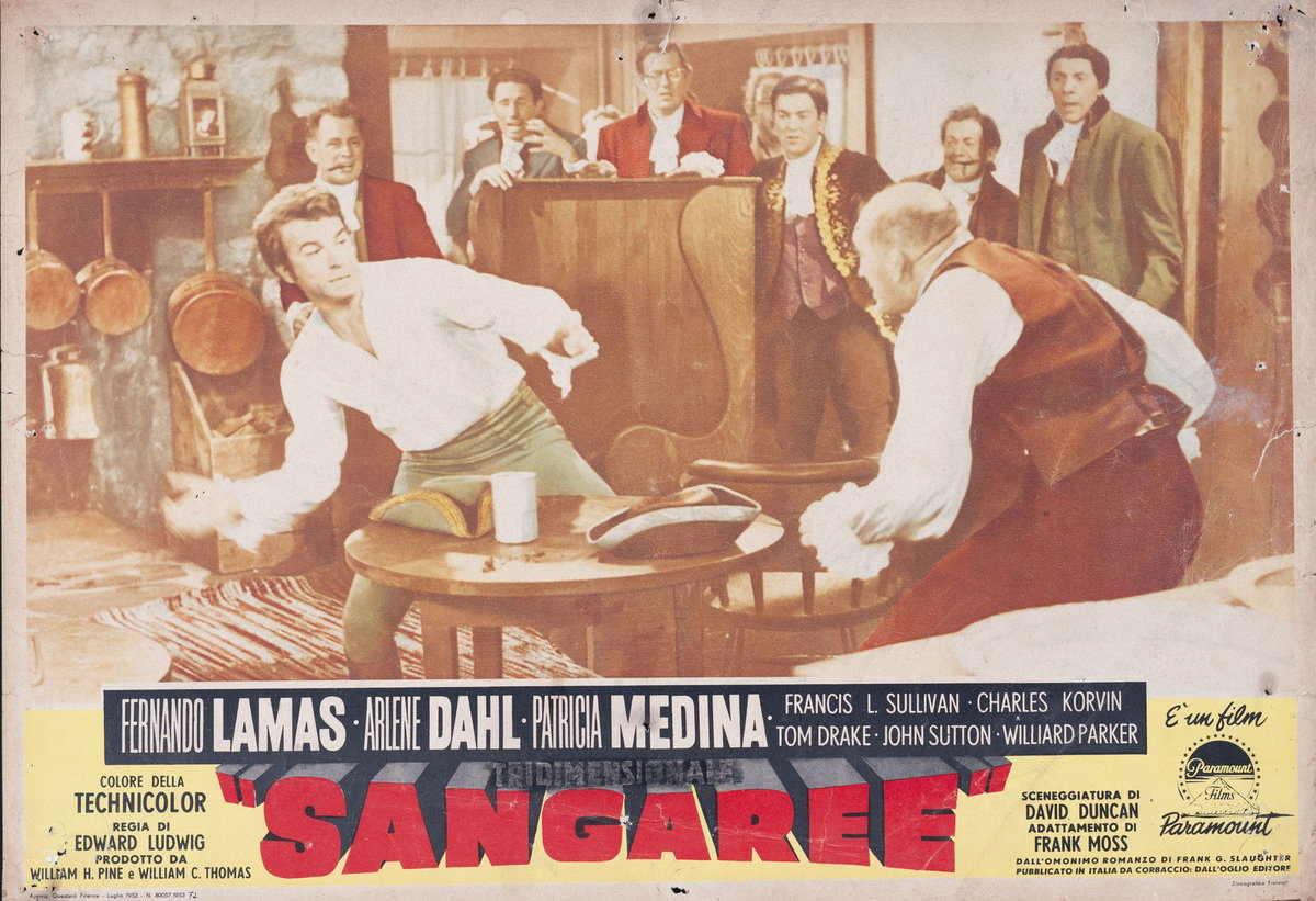 Fotobusta 2 per il film Sangaree (1953)
