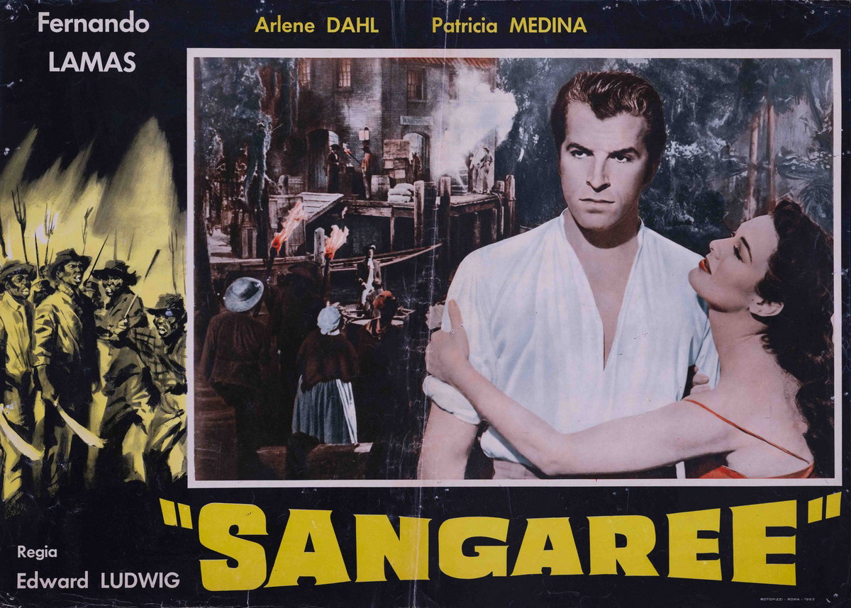 Fotobusta 5 per il film Sangaree (1953)