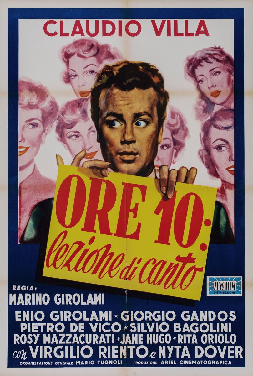 Ore 10: lezione di canto - Manifesto 1