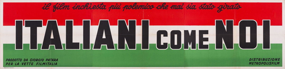 Poster 2 for the film The Wild Weird Wonderful Italians (1963)