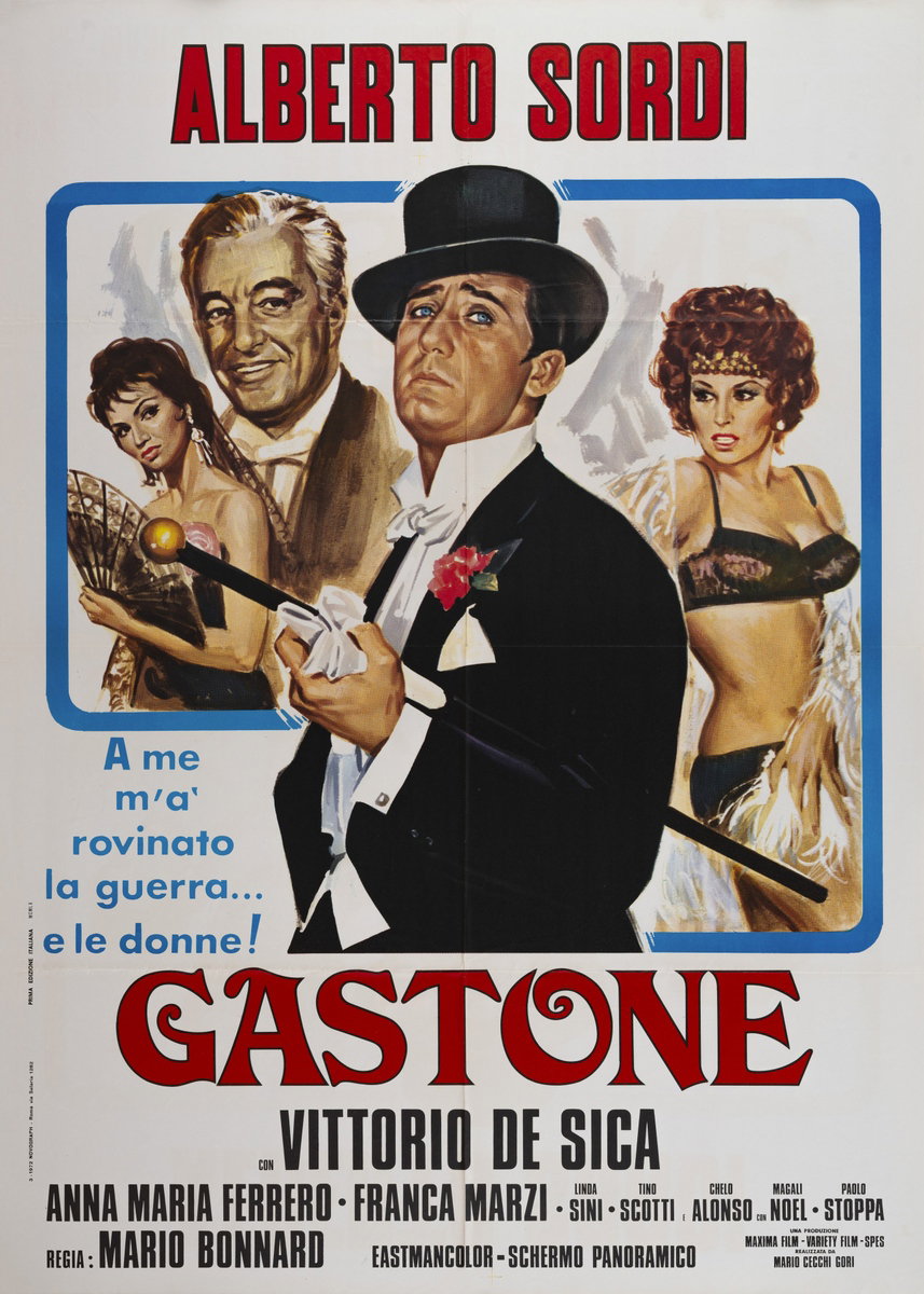 Manifesto 4 per il film Gastone (1960)