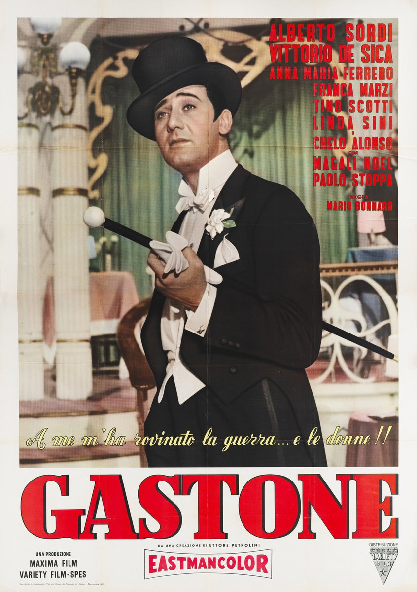 Manifesto 7 per il film Gastone (1960)