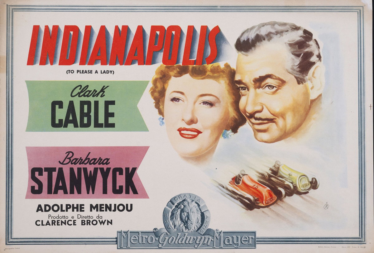 Fotobusta 3 per il film Indianapolis (1950)
