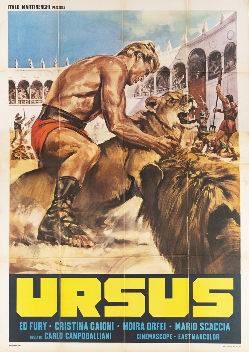 Ursus nella valle dei leoni - Manifesto 2